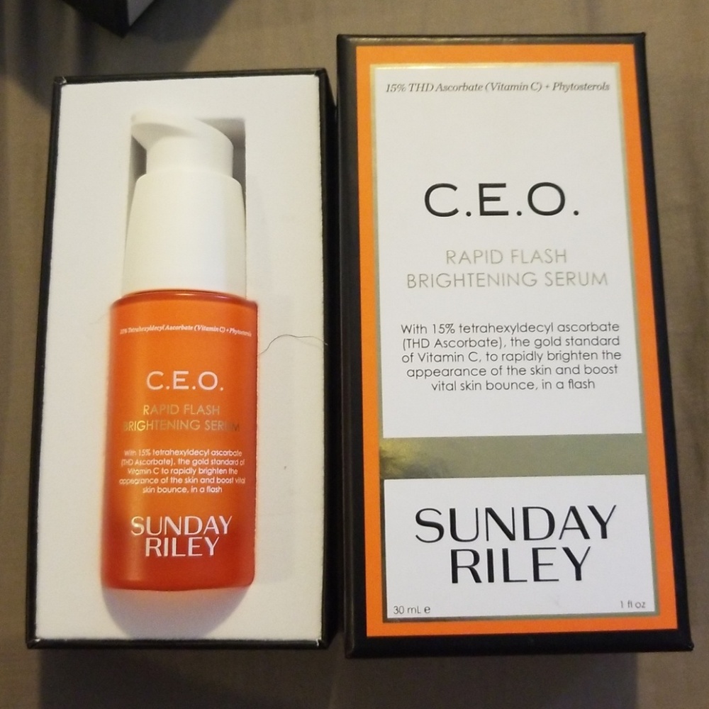 Sunday Riley C.E.O brightening serum NEW